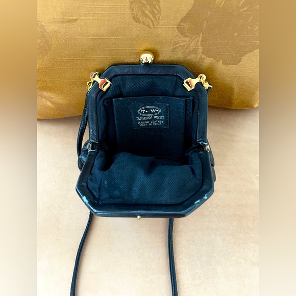 Vintage Rare Tannery West Leather Pouch Bag with Removable Straps - Picture 6 of 10